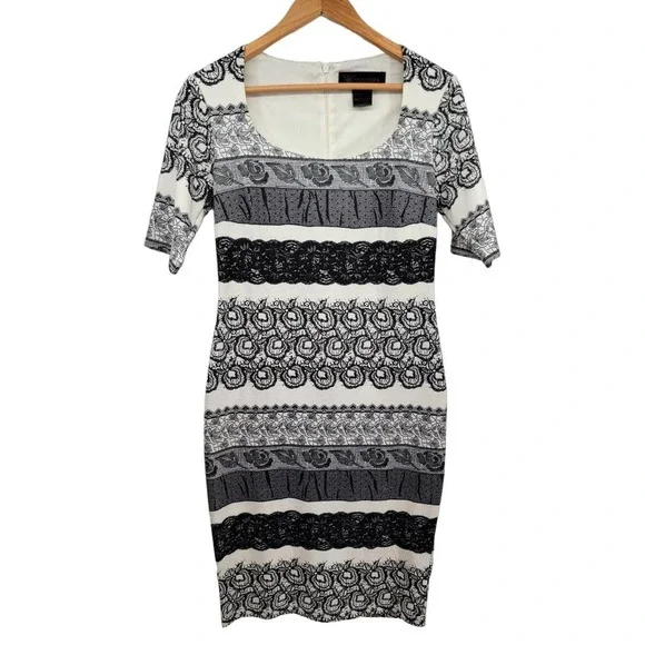 Kardashian Kollection | Dresses | Kardashian Kollection Lace Bodycon Mini  Dress Large Nwot | Poshmark